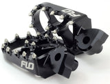 Flo Motorsports PRO Series Foot Pegs Black - FPEG-801BLK Cobra Dirt Bikes 2007-2019