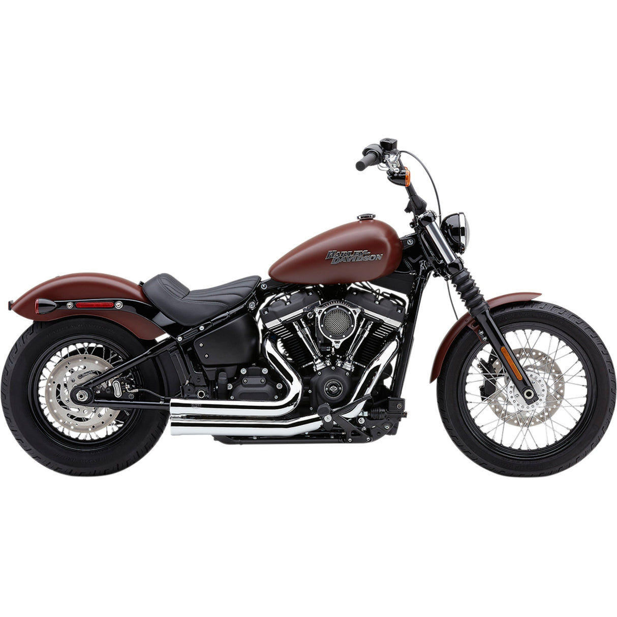Cobra Speedster Short 2-Into-2 Exhaust System - 6712 For Harley Softail 2018-2020