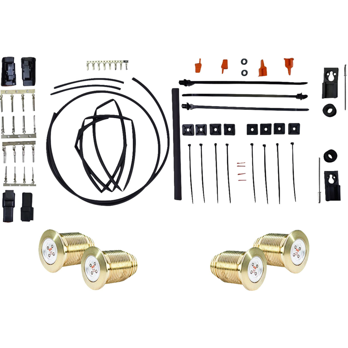 PAUL YAFFE BAGGER NATION 2020-2177 PYO:BB-TB-BR Bag Bolts Taillight Kit with Thunder Bolts - Run/Brake/Turn - Black