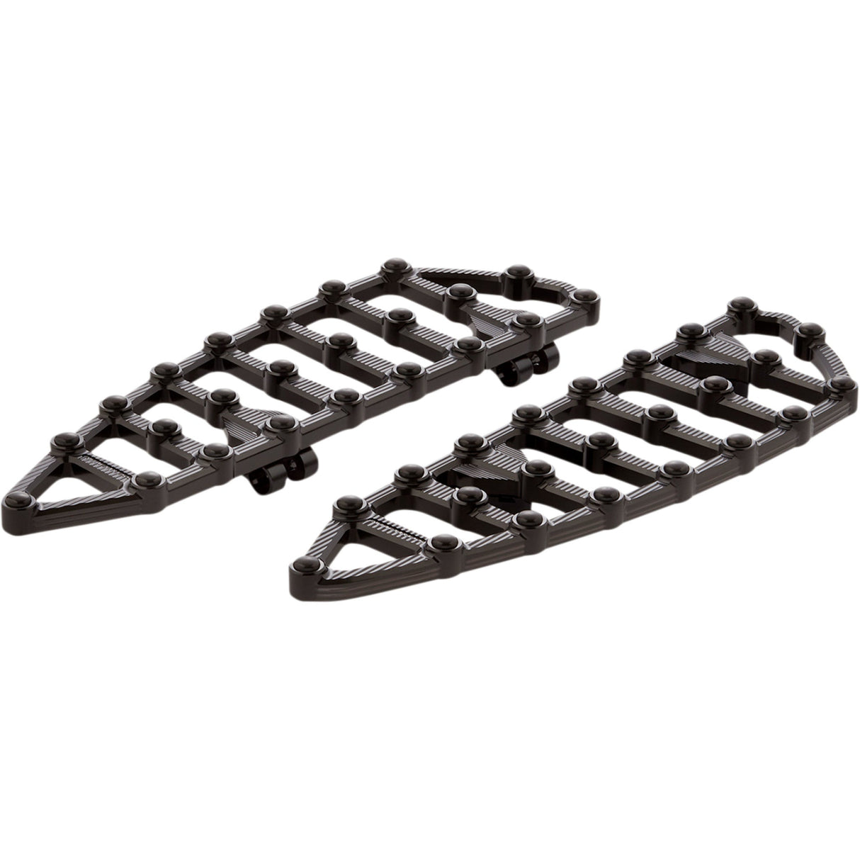 Arlen Ness MX Billet Floorboards Black - 410-007 For Harley Softail 2018-2025