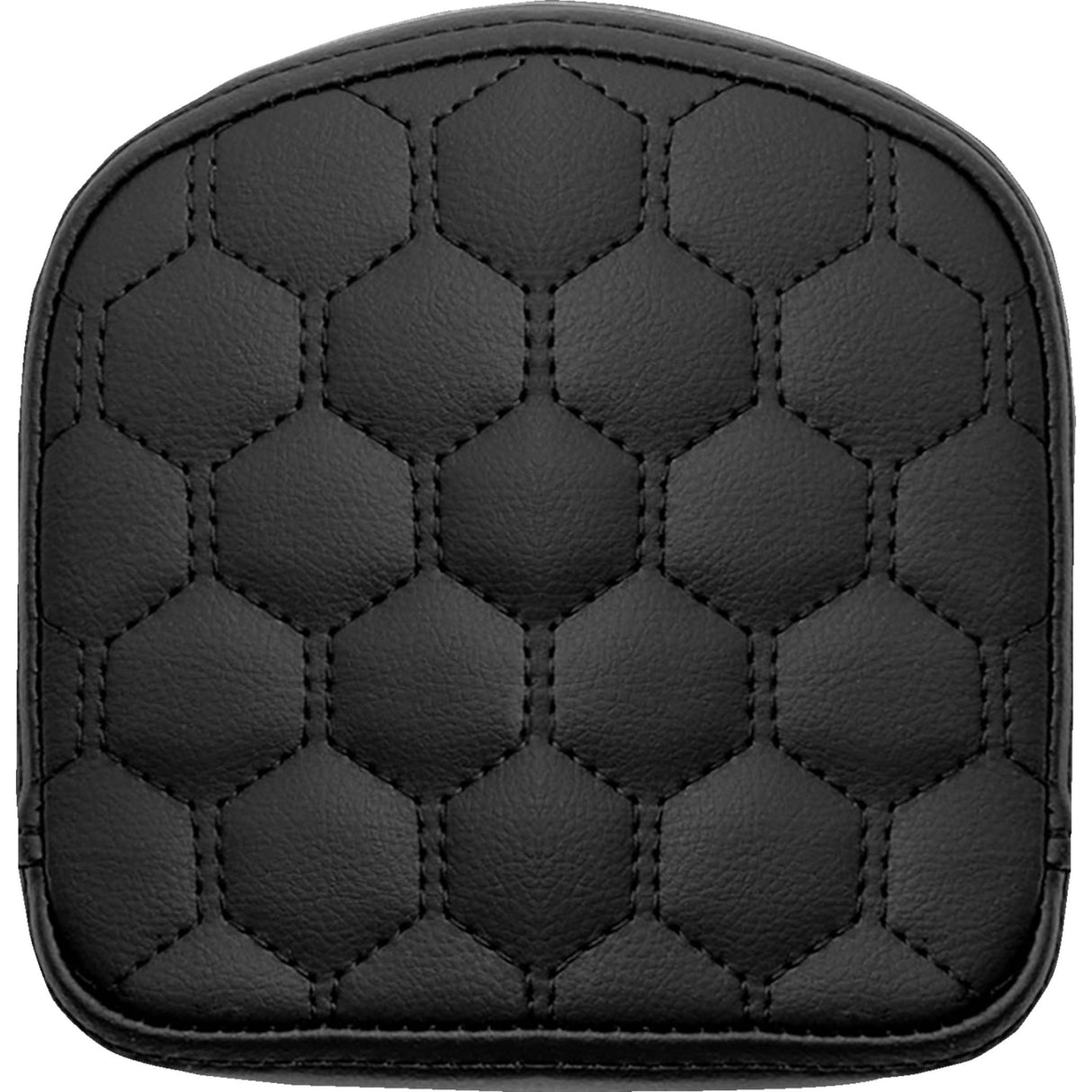 SADDLEMEN 0822-0582 040849 RoadSofa™ Sissy Bar Pad - Honeycomb - Black Stitching