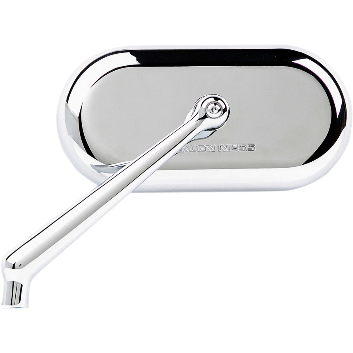 Arlen Ness Forged Oval Mirror Side View Oval Chrome Left - 13-171