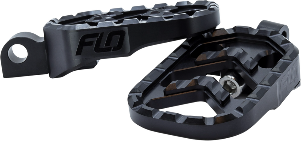 Flo Motorsports Savage Series Footpegs Black M8 Softail - V-800-3BLK