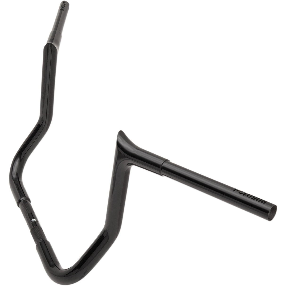 FAT BAGGERS INC. 0601-4749 905012-B-X 1-1/4" Pointed Top Handlebar 12" - Black