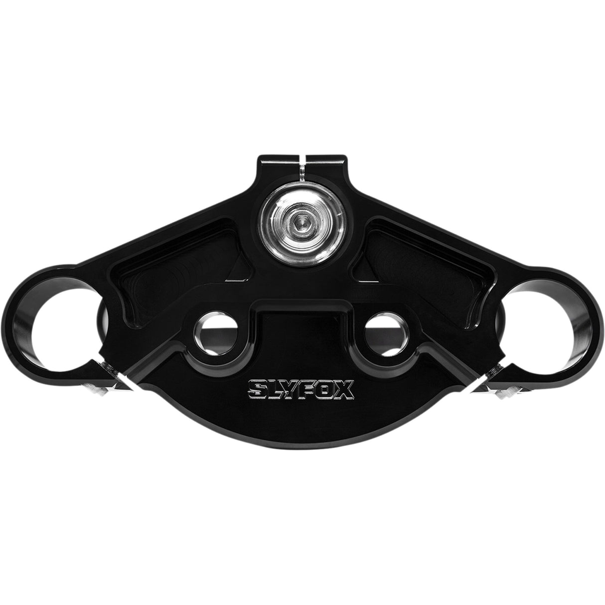 Slyfox 49 Mm FLH Triple Tree Set Black Anodized Upper Lower - SF13TK-2 For Harley Road Glide 1999-2013