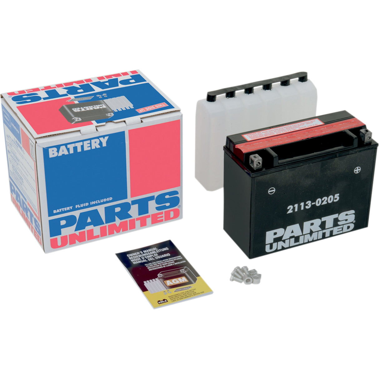 Parts Unlimited Battery - 2113-0205 For Can-Am Spyder 2008-2019 | Yamaha Motorcycles 1978-1999 | Harley Touring 1980-1996