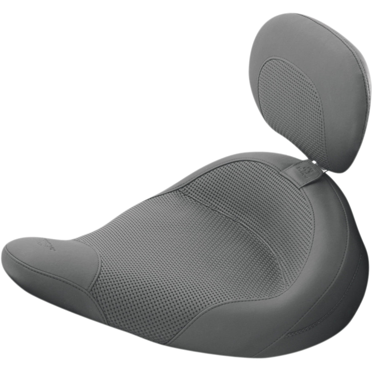 Mustang Solo Seat With Removable Driver Backrest - 79548 For Harley Electra Glide Police 1999-2021