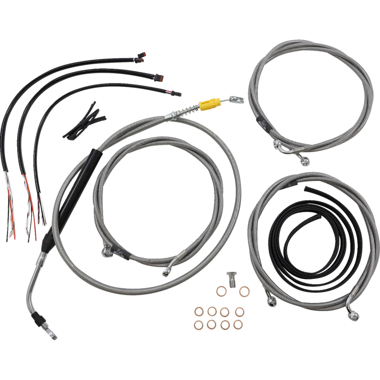La Choppers Complete Cable Kit - LA-8058KT2-16 For Harley Touring 2021-2022