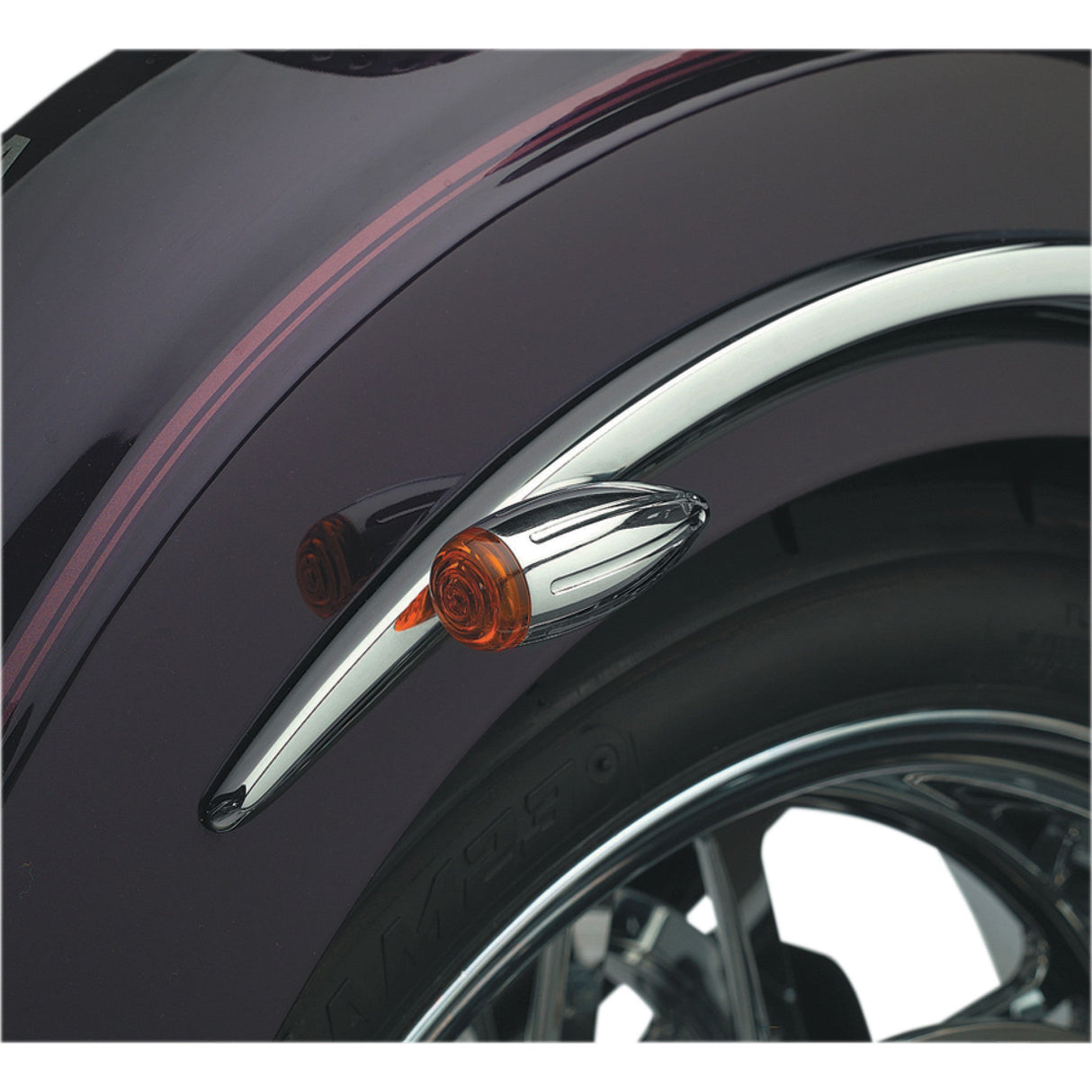 PRO-ONE PERF.MFG. 0903-0001 400360 Bullet Marker Lights Bullet Marker Light - Chrome/Ball-Milled
