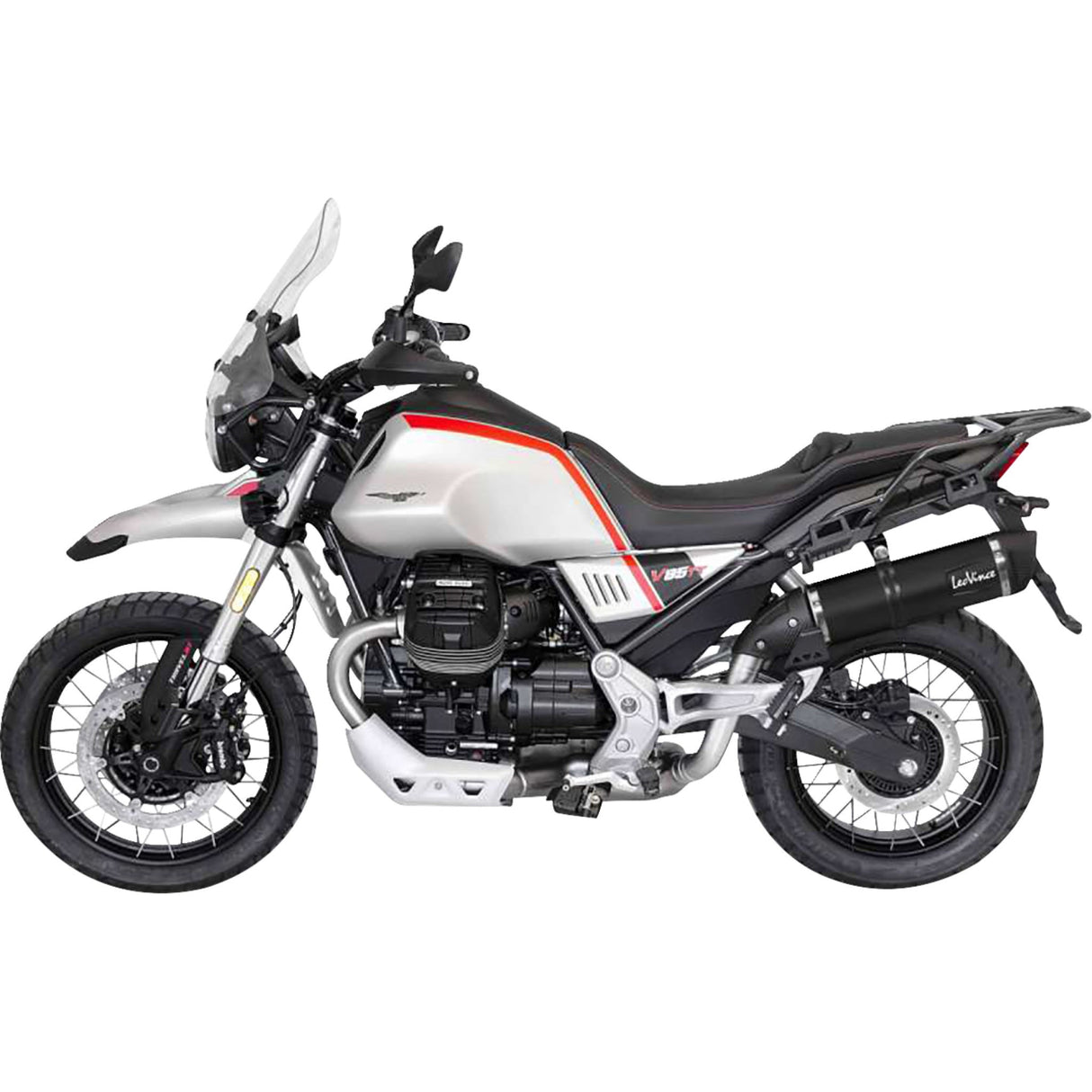 Leovince LV One Evo Muffler - 14454EBU Moto Guzzi Motorcycles 2019-2025