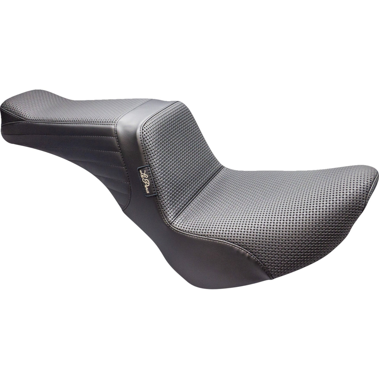 LePera Tailwhip Seat Basketweave Black - LY-580BW For Harley Softail 2018-2023
