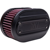 Kodlin USA Oval Air Cleaner Kit Black Touring Softail - K29246 For Harley Touring 2023-2026