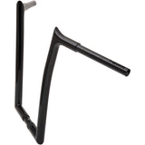 FAT Baggers INC. 1-1/4" EZ Install Pointed Top Handlebar 16" Black - 908016-B For Harley Motorcycles 2007-2025
