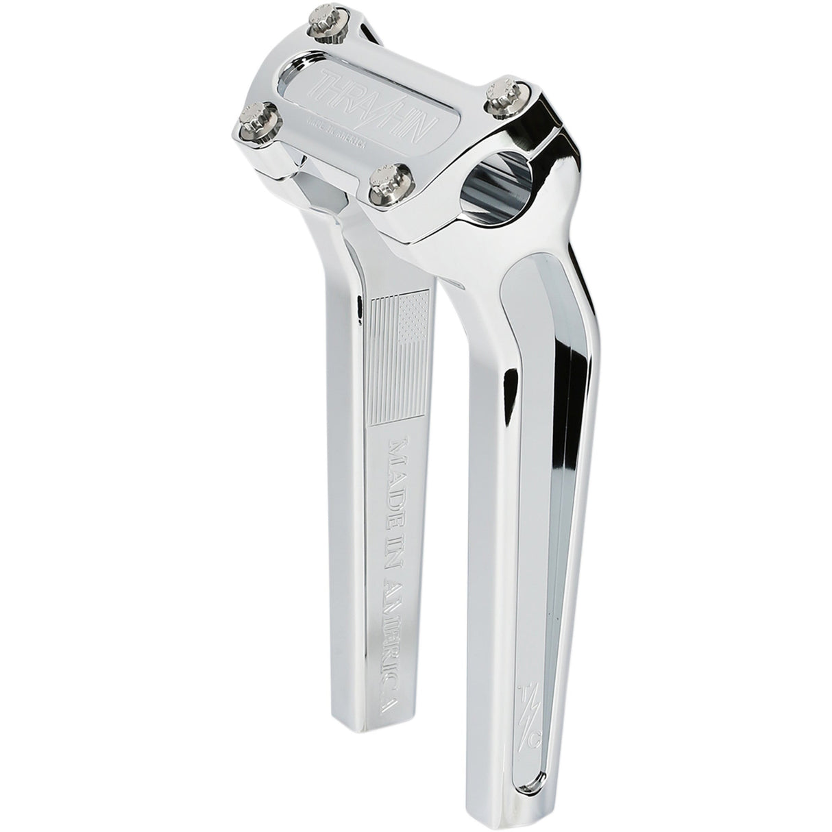 THRASHIN SUPPLY CO. 0602-1051 TSC-9525-3 Handlebar Riser - Risers - Pull Back - 9-1/2" - Chrome