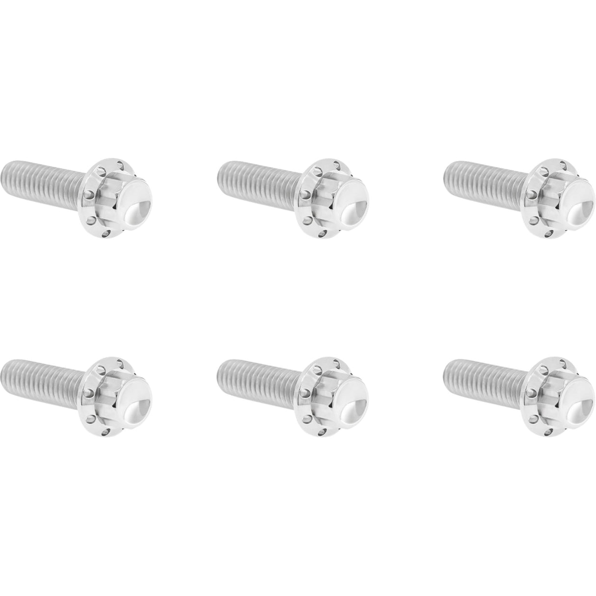 ARLEN NESS 2401-1746 300-947 Bolt Kit - Transmission Top Cover - 12-Point - Titanium - Polished