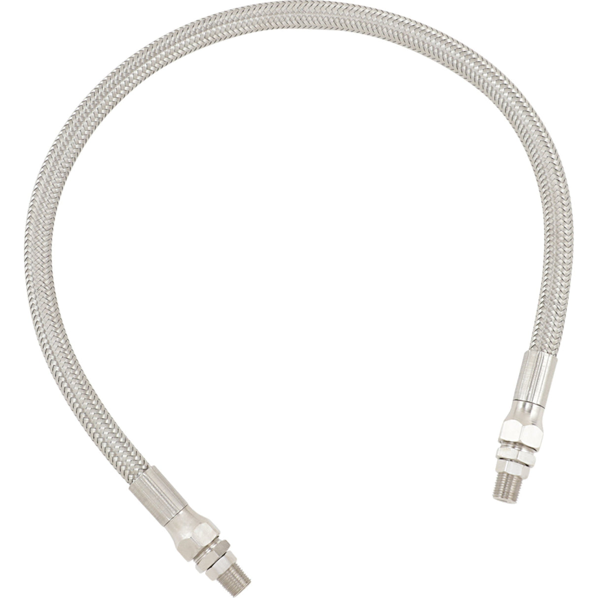 DRAG SPECIALTIES 0711-0054 Universal Stainless Steel Braided Oil Line Universal Oil Line - Stainless Steel - 20"