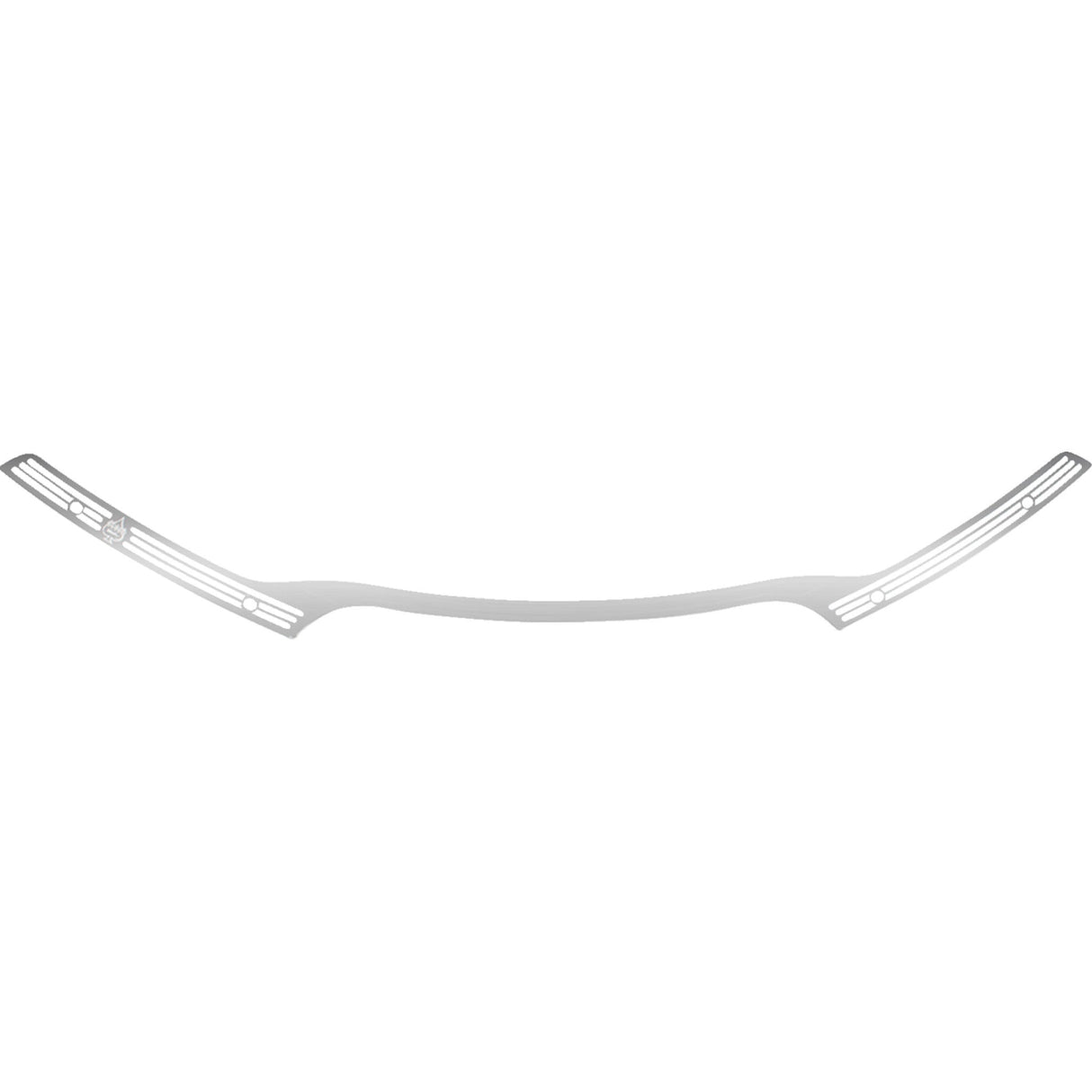 Klock Werks Flare® Series Windshield Trim Logo Chrome - KWW-01-0608 For Harley Road Glide 2015-2025
