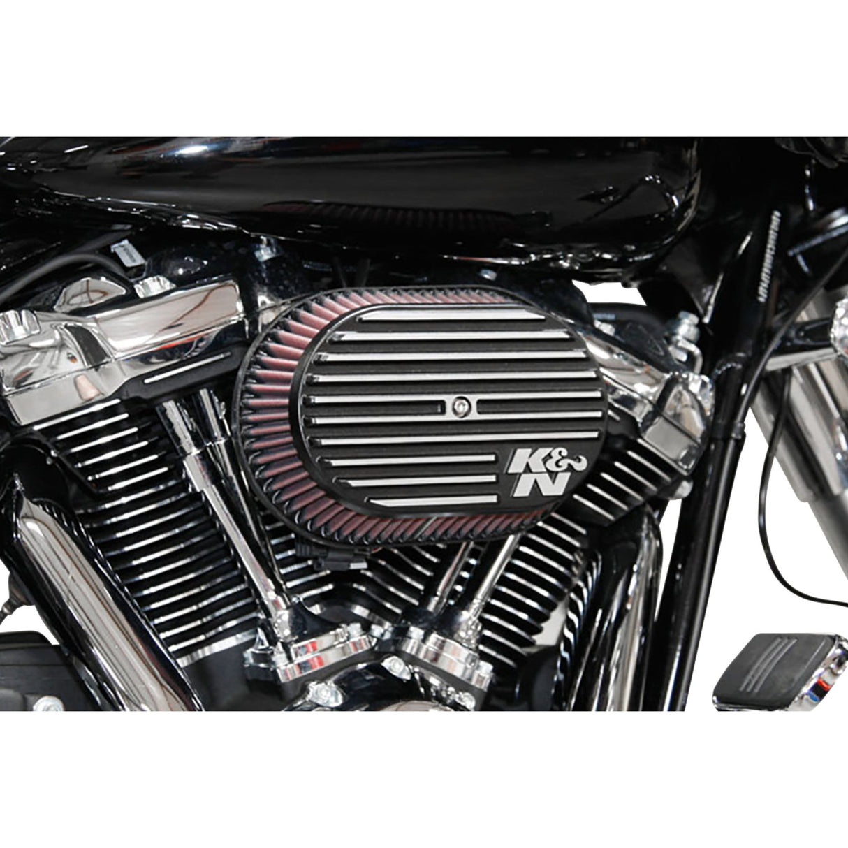 K & N Street Metal Side Draft Intake System - RK-3956 For Harley Touring 2017-2023