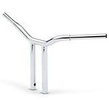 LA CHOPPERS 0601-4932 LA-7337-14 Kage Fighter Welded Straight-Riser Handlebar - One Piece - 14" - Chrome