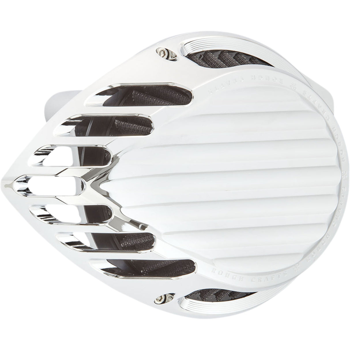 ROUGH CRAFTS 1010-2731 RC-600-007 Finned Air Cleaner - Chrome