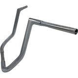 FAT Baggers INC. 1-1/4" EZ Install Flat Top Handlebar 14" Chrome - 705014 For Harley Touring 1986-2022