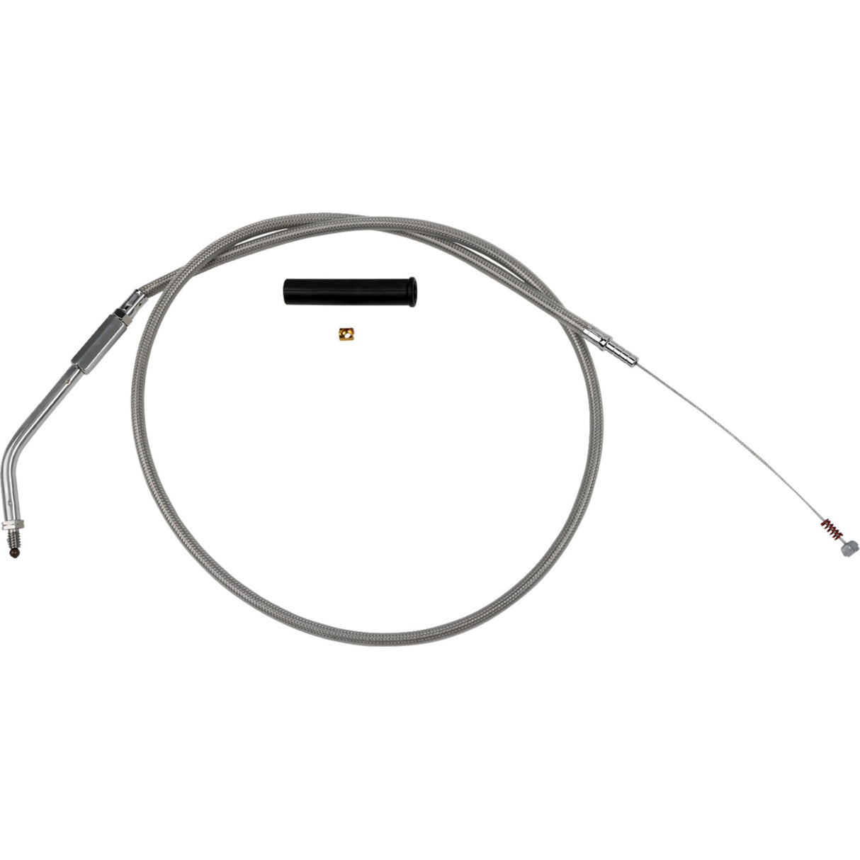 DRAG SPECIALTIES Stainless Braided Idle Cable