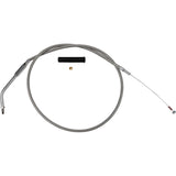 DRAG SPECIALTIES Stainless Braided Idle Cable