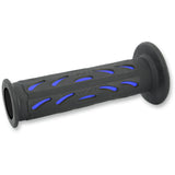 PRO GRIP PG-724BKBL PA0724OEBL02 724 Dual Density Sportbike Grips Grips - 724 - Open Ends - Black/Blue