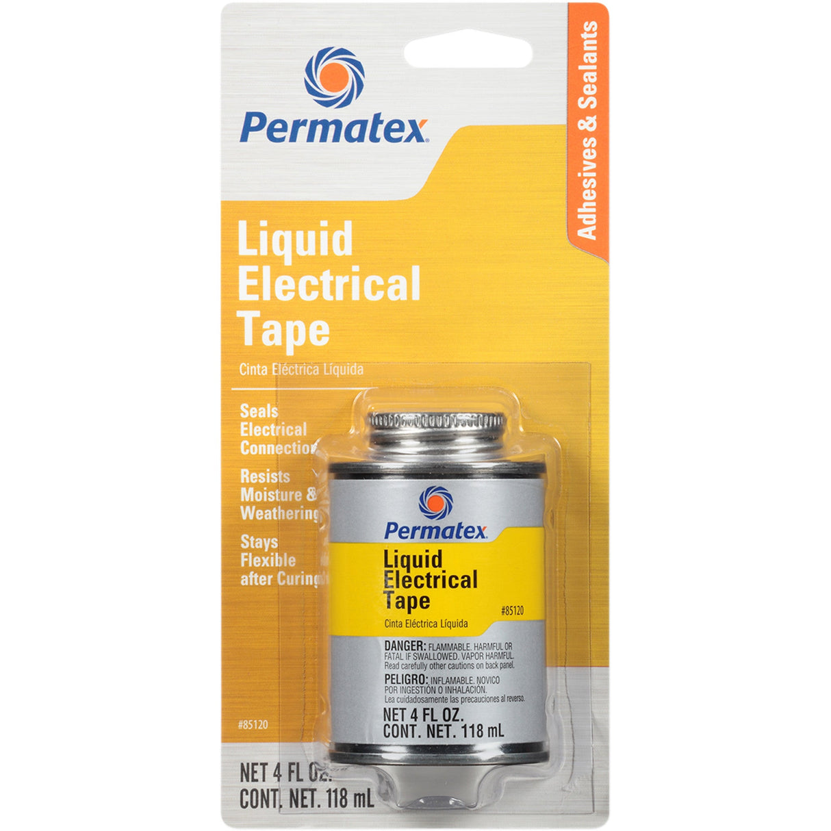 PERMATEX 3710-0007 85120 Liquid Electrical Tape Liquid Electric Tape - 4 U.S. fl oz.