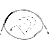 Magnum Shielding High-Efficiency Braided Sterling Chromite II® Clutch Cable /16" - 322820 For Harley Motorcycles 2006-2024