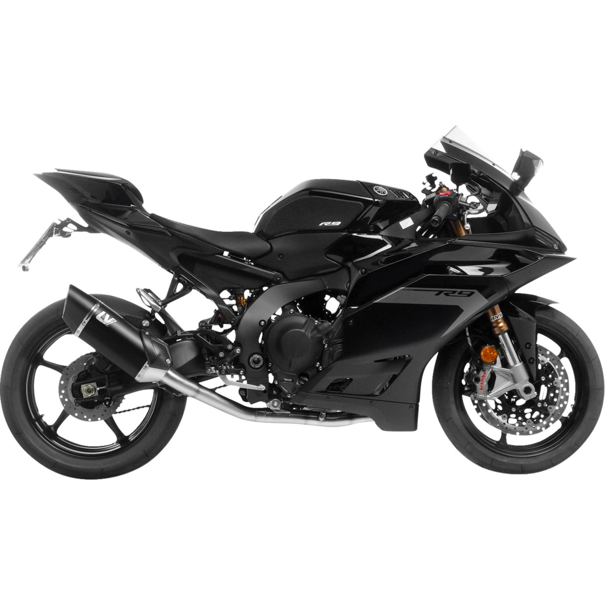LEOVINCE 1810-3297 15638BU LV-14 R Exhaust System black - yzr-r9
