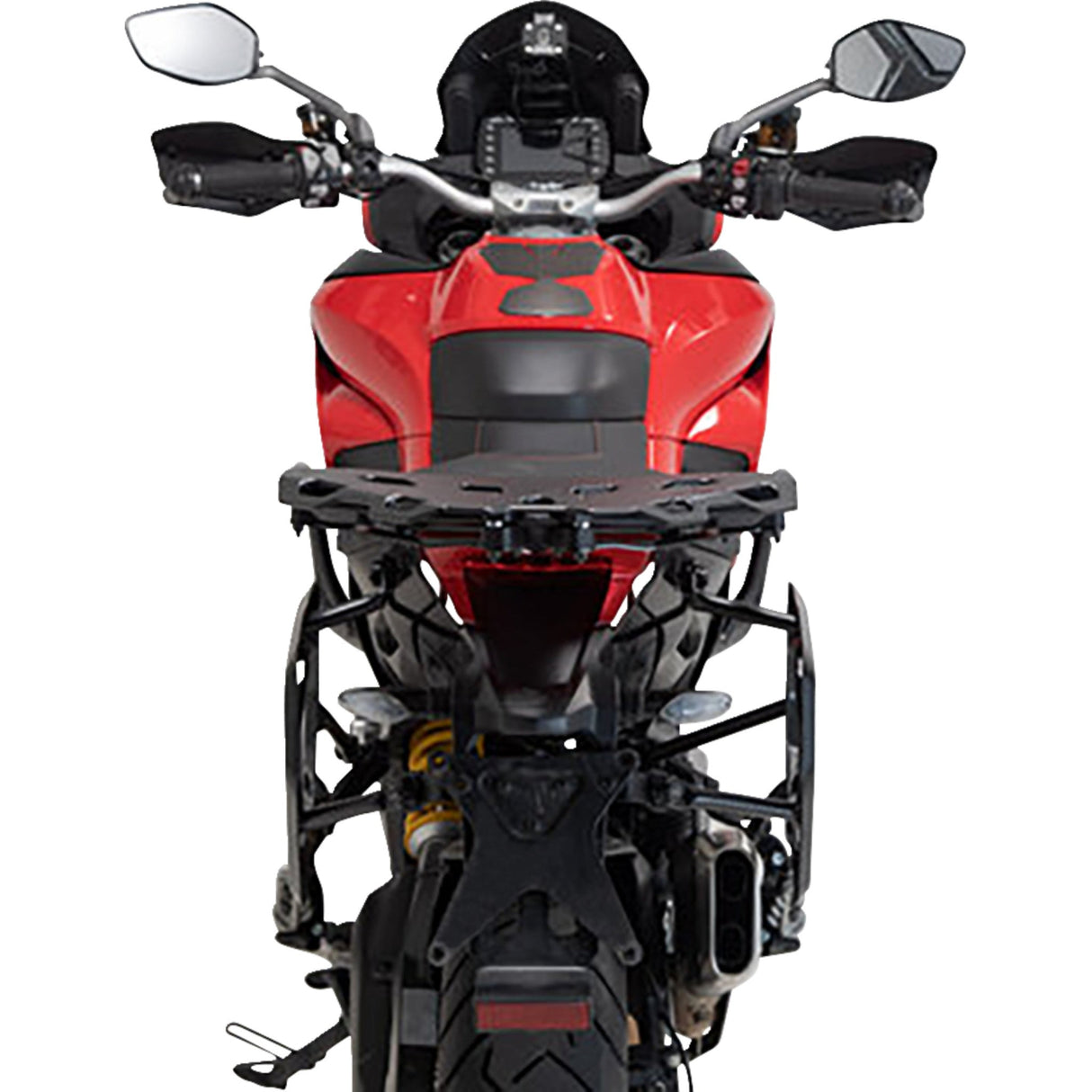 SW-MOTECH 3580-0388 KFT.22.114.70102/B TRAX ADV Aluminum Case System black - ducati multistrada 950/1200/1260/v2 '15-'24