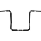 LA Choppers Twin Round Handlebar 16" Black - LA-7325-16B For Harley Touring 1996-2023