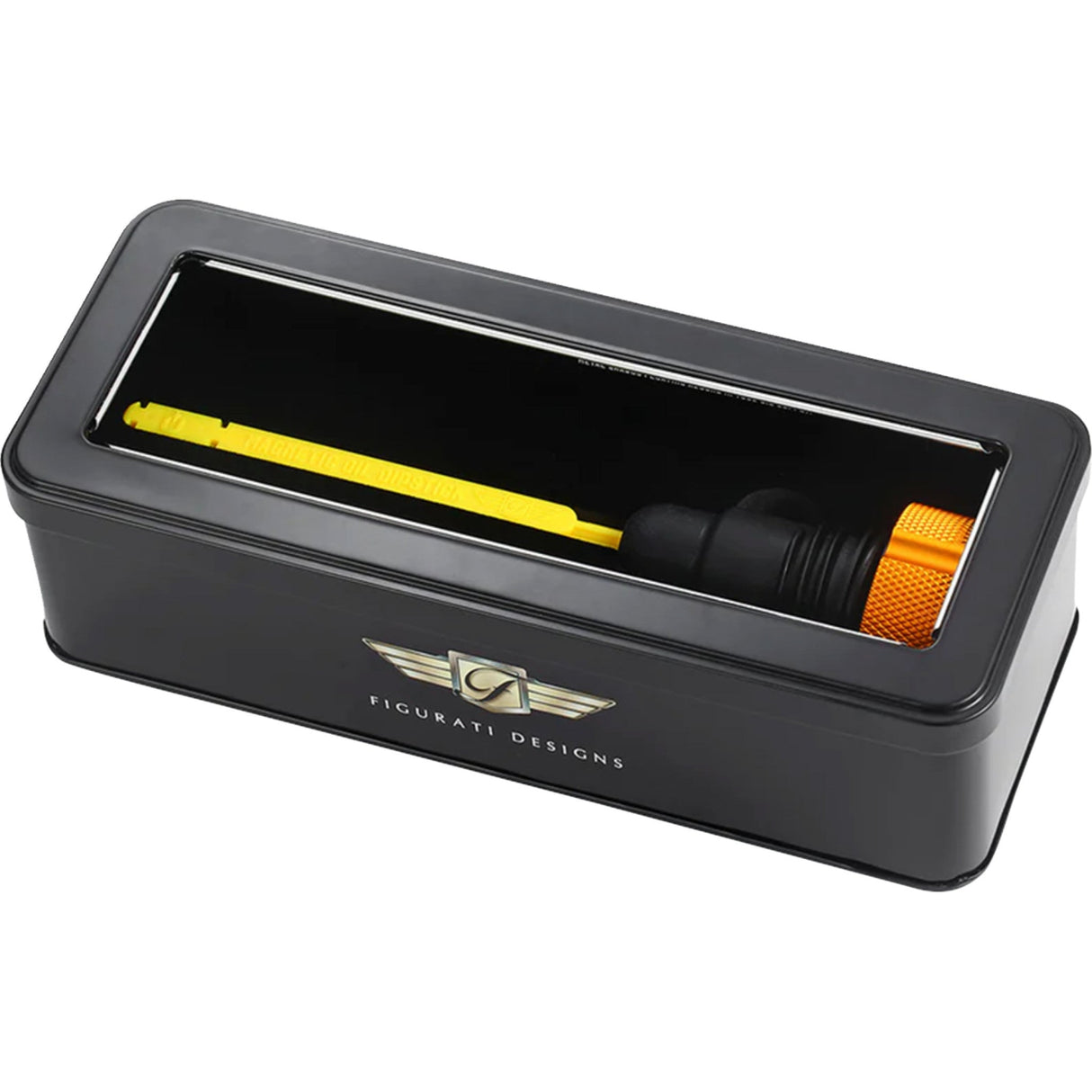 Figurati Designs Performance Magnetic Oil Dipstick Knurled Gold - FDP01-TCKN-G For Harley Touring 2007-2016