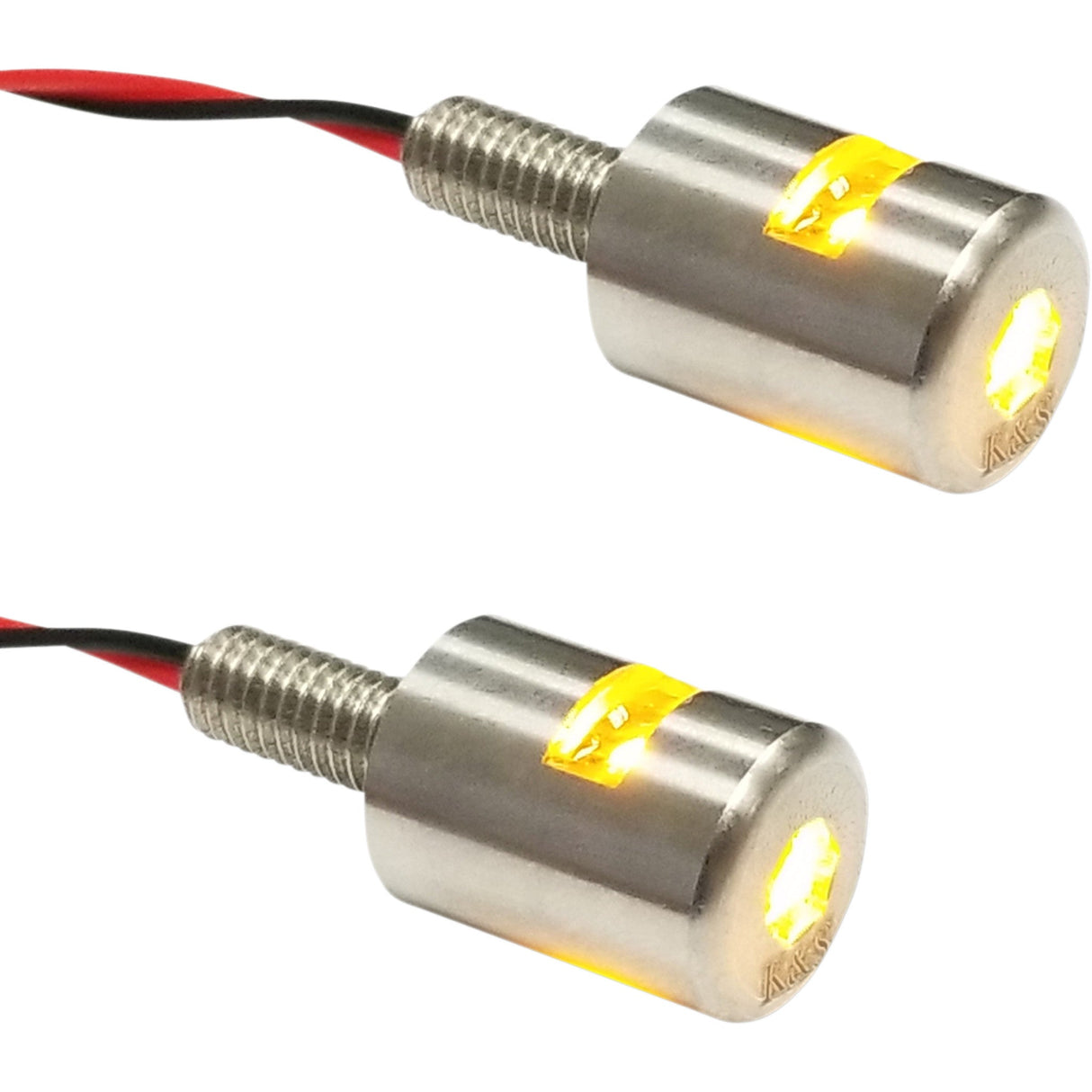K&S TECHNOLOGIES 2040-2548 25-9180 Three-Beam Bolt Lights Three-Beam License Plate Bolt Lights - Amber