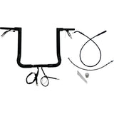 FAT BAGGERS INC. 0601-6865 649016-B EZ Install Wired Handlebar Kit 1-1/2" - flat top - 16" - black