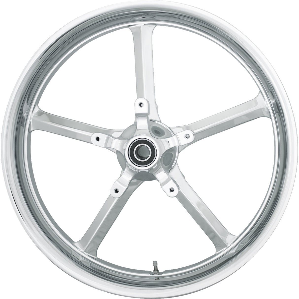 COASTAL MOTO 0201-2288 1502-ROC-213-CH Rockstar Moto Forged Aluminum Wheel Wheel - Rockstar - Front - Dual Disc/without ABS - Chrome - 21x3.25 - FL