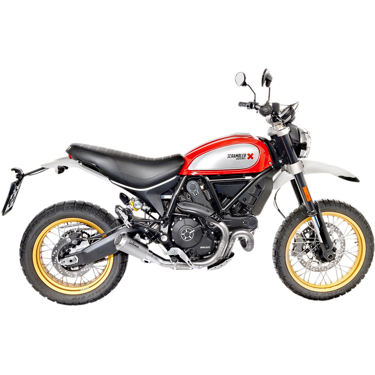 Leovince LV-10 Muffler - 15202U Ducati Scrambler Desert Sled 2017-2022