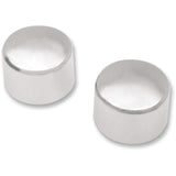 DRAG SPECIALTIES 0214-0374 Axle Caps chrome - front