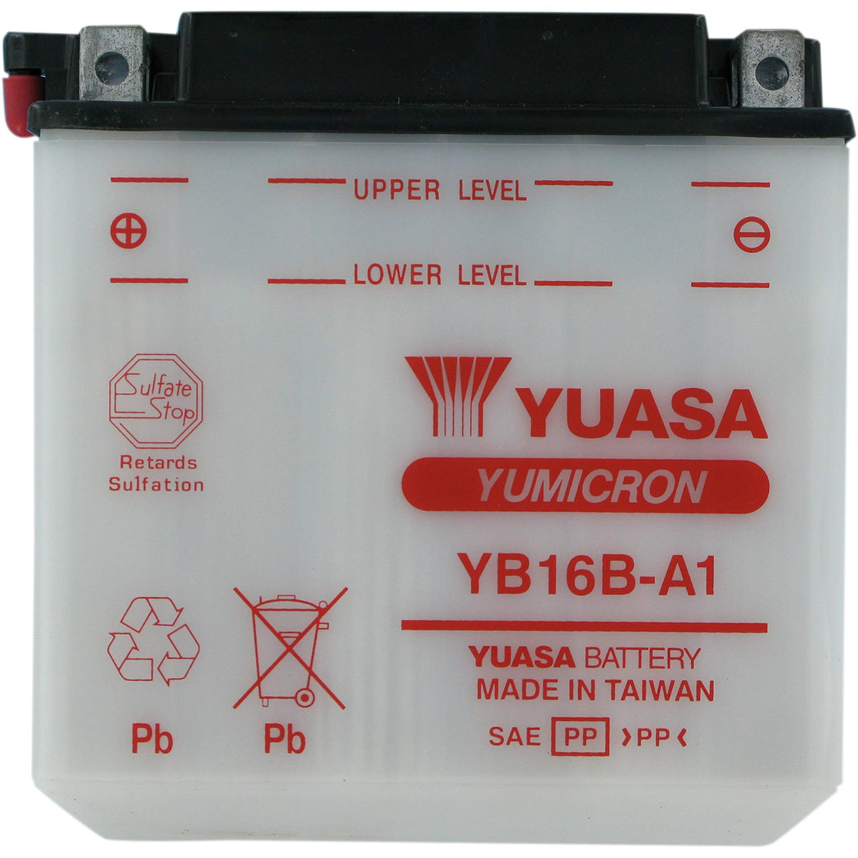 YUASA YB16B-A1 YUAM22161 Conventional Battery — 12 V Battery - YB16B-A1