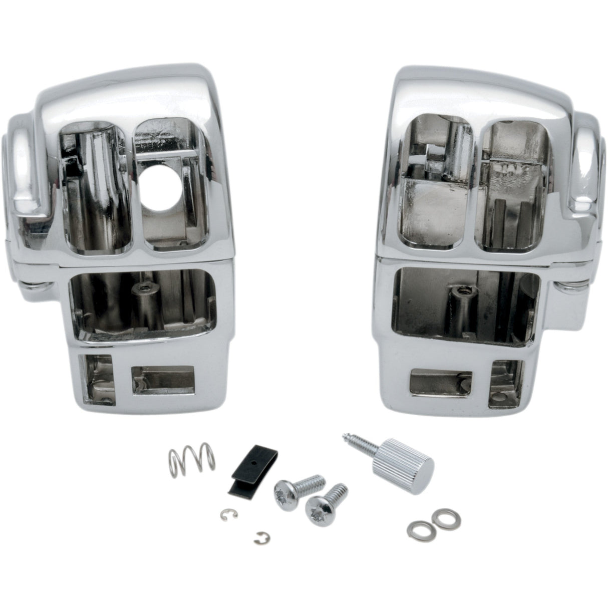 Drag Specialties Handlebar Switch Housing Kit Radio Cruise Chrome For Harley Touring 2003-2007
