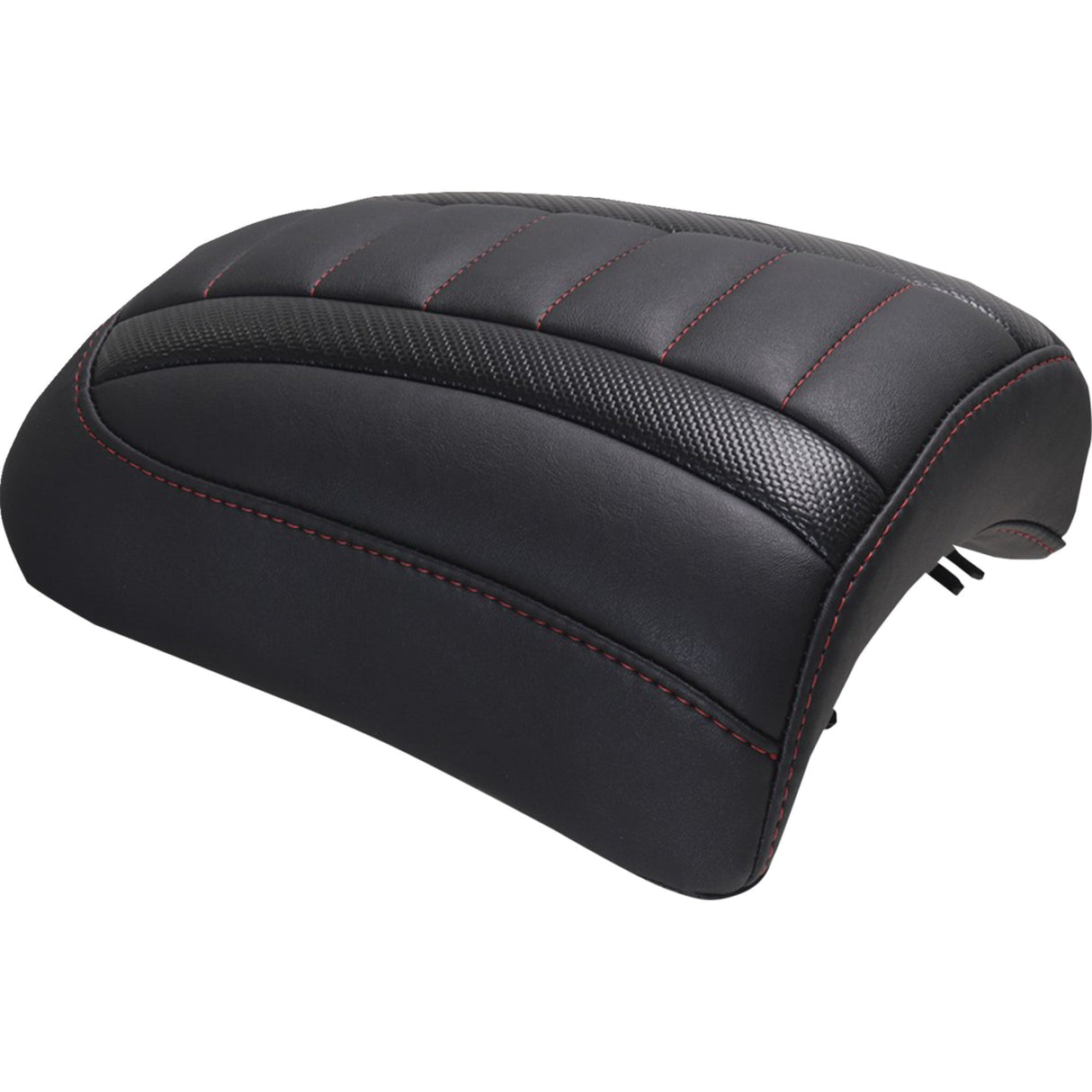 Mustang Padded Passenger Seat Cowl Deluxe Dark Cherry Stitch - 88610DC For Harley Touring 2023-2026