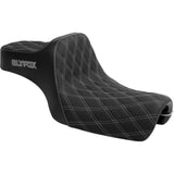 SLYFOX 0804-0837 4709D-SlyFox High Noon Seat double diamond - silver logo - silver stitch - xl '04-'22