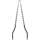 CYCLE VISIONS 1501-0478 CV-8040B Twisted Sticks Sissy Bar black - 30"