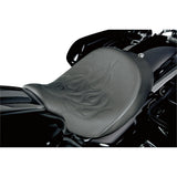 Danny Gray Speed Cradle Solo Seat Flame Stitch - 21-414F For Harley Touring 2008-2023