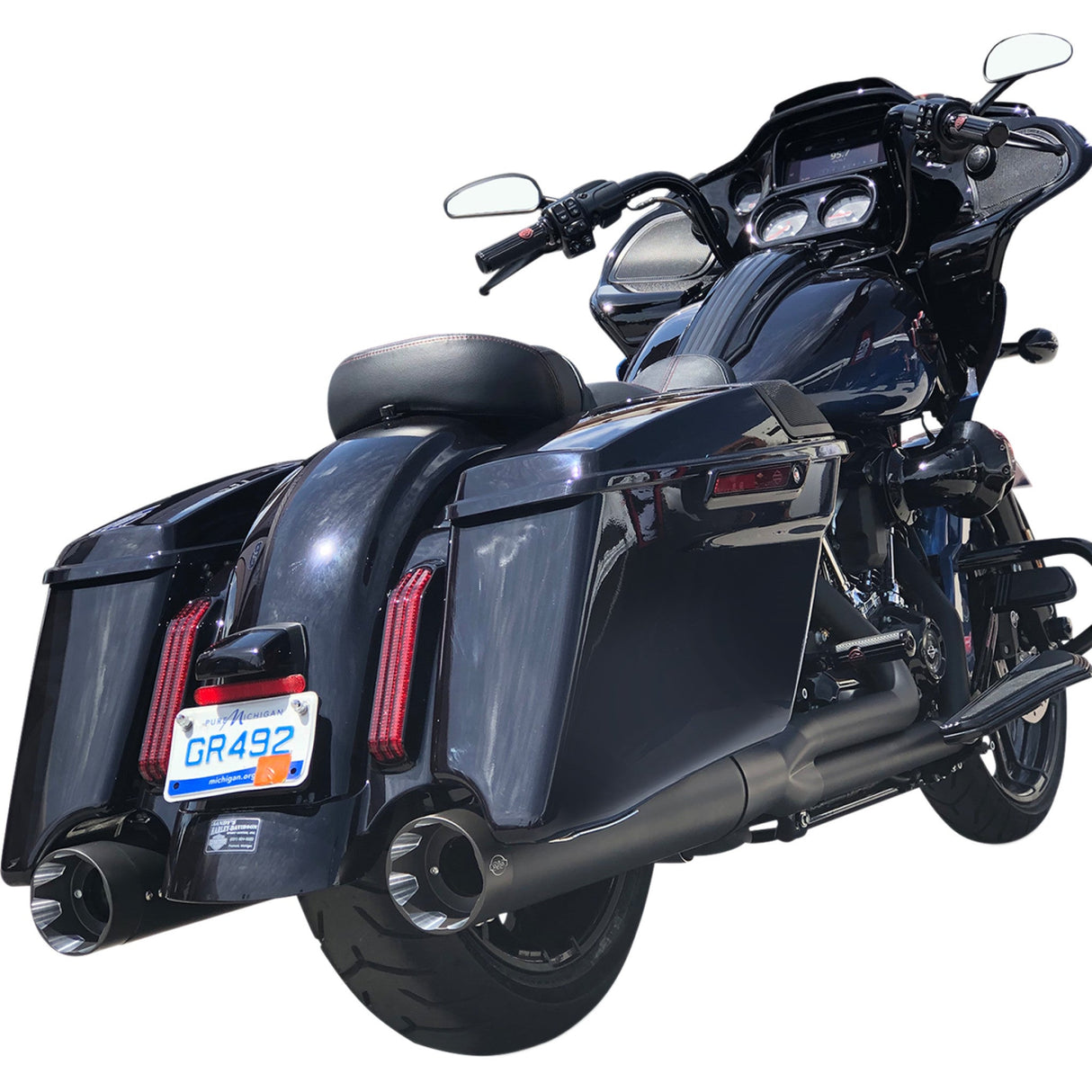 S&s Cycle Shadow Pipe - 550-0831 For Harley Touring 2009-2020