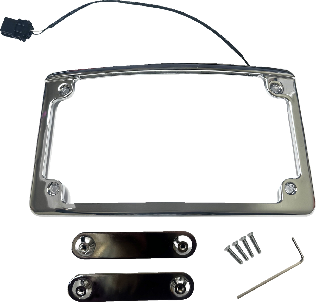 Illuminated Radius License Plate Frame