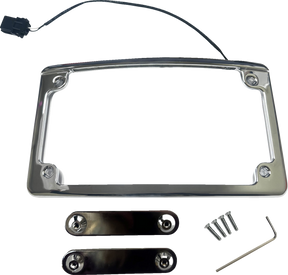 Illuminated Radius License Plate Frame