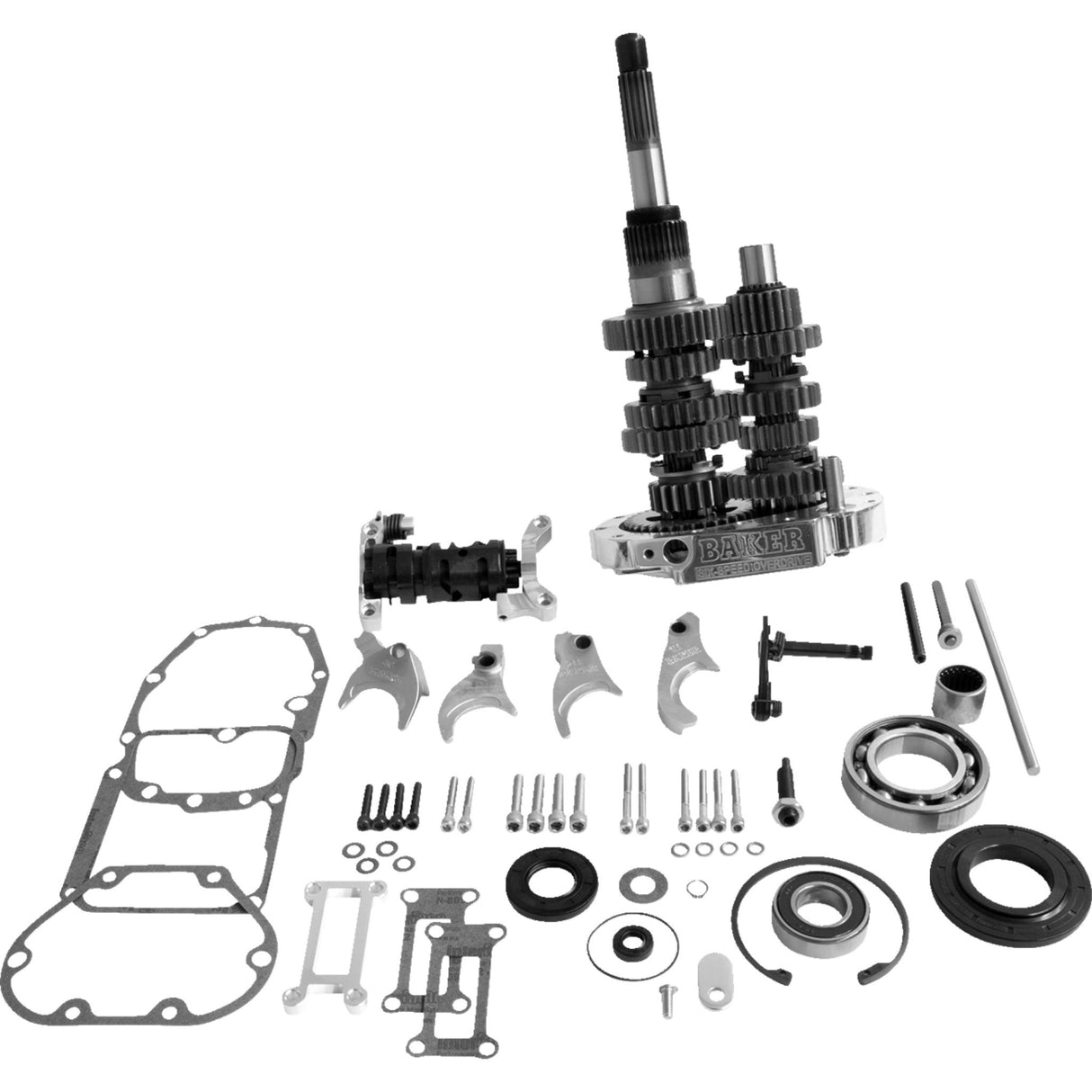 Baker Drivetrain OD6 Gear Set - OD6-404P-02 For Harley Touring 2001