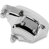 Drag Specialties Chrome 4-Piston Brake Caliper 4 Piston For Harley 1984-1999